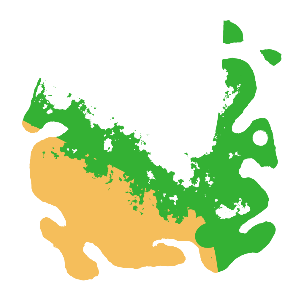 Biome Rust Map: Barren, Size: 3500, Seed: 51069570