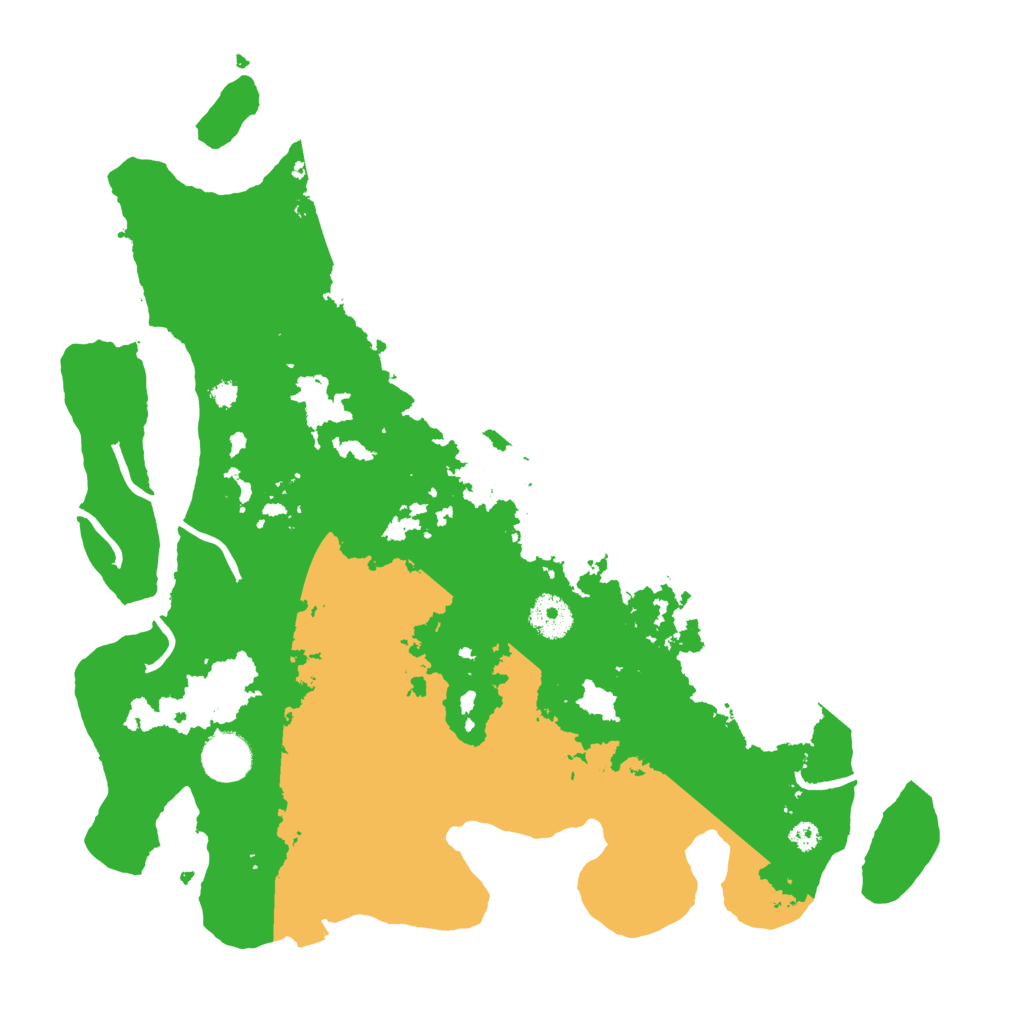 Biome Rust Map: Procedural Map, Size: 3600, Seed: 5506398