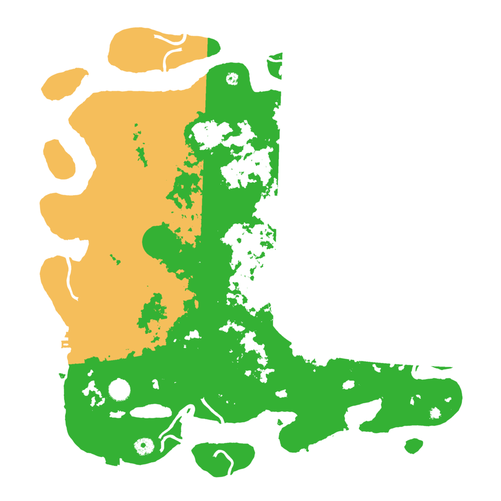 Biome Rust Map: Procedural Map, Size: 4100, Seed: 66166673