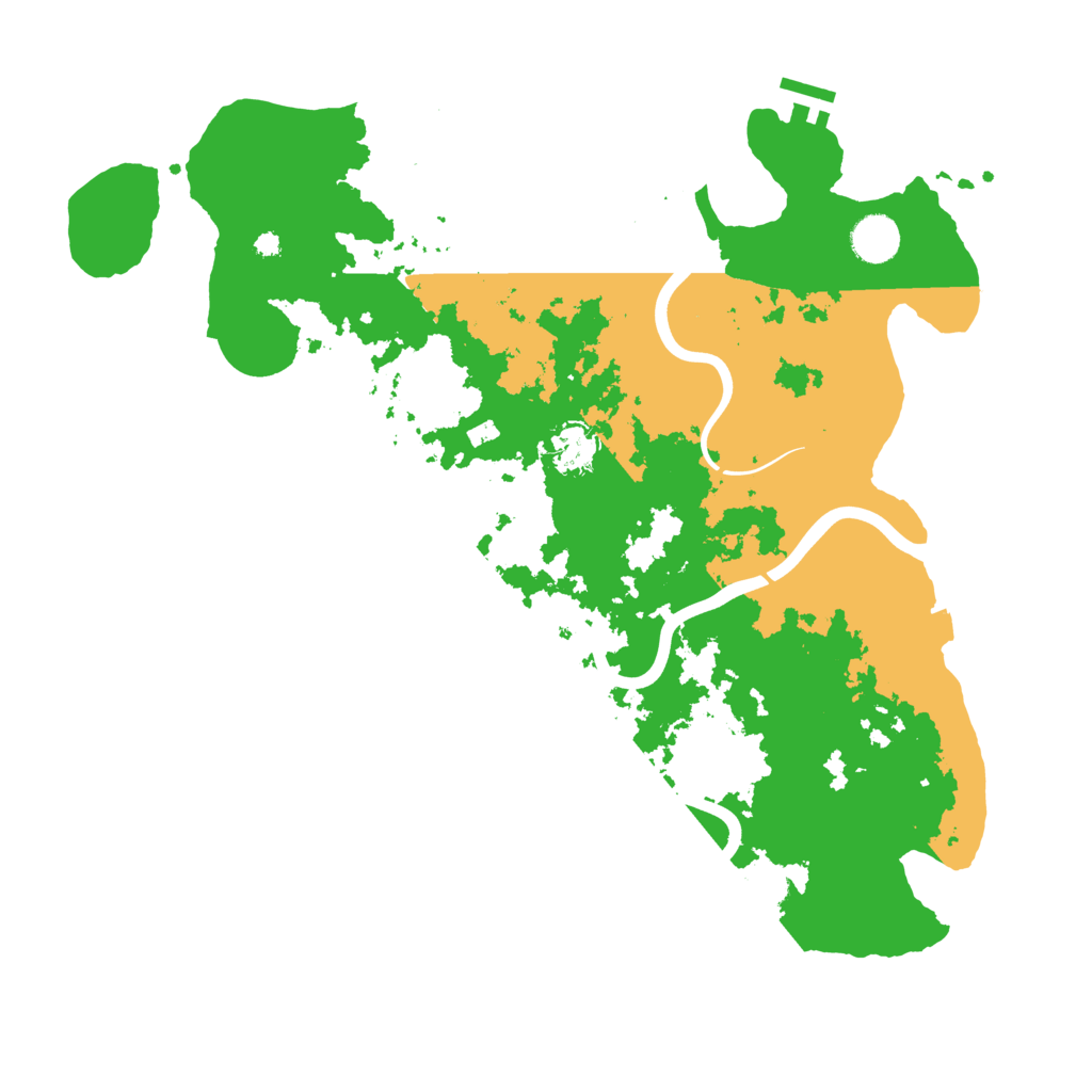Biome Rust Map: Procedural Map, Size: 3950, Seed: 12840873