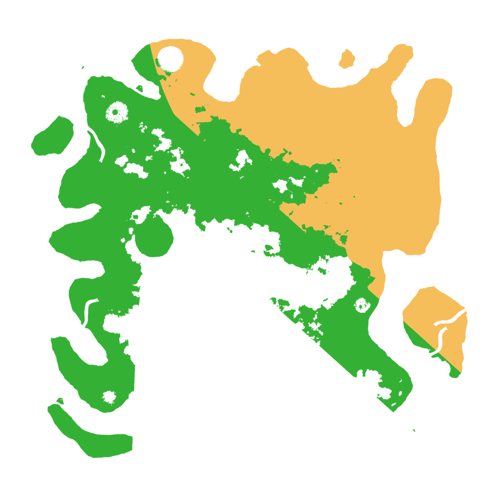 Biome Rust Map: Procedural Map, Size: 3500, Seed: 37221672