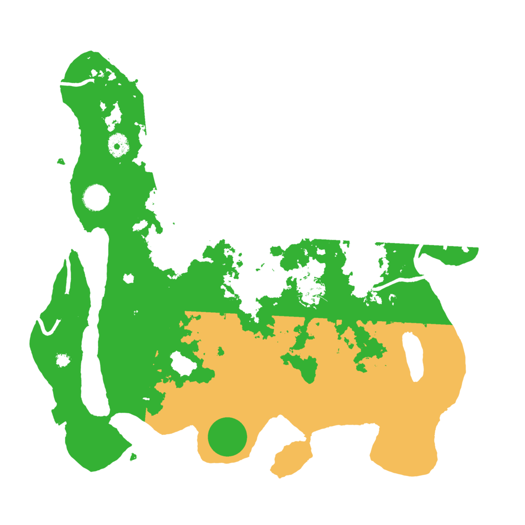 Biome Rust Map: Procedural Map, Size: 3550, Seed: 39956873