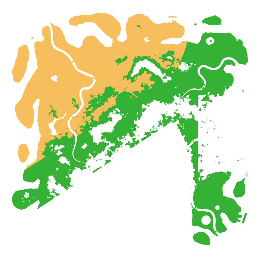 Biome Rust Map: Procedural Map, Size: 5000, Seed: 1340352577
