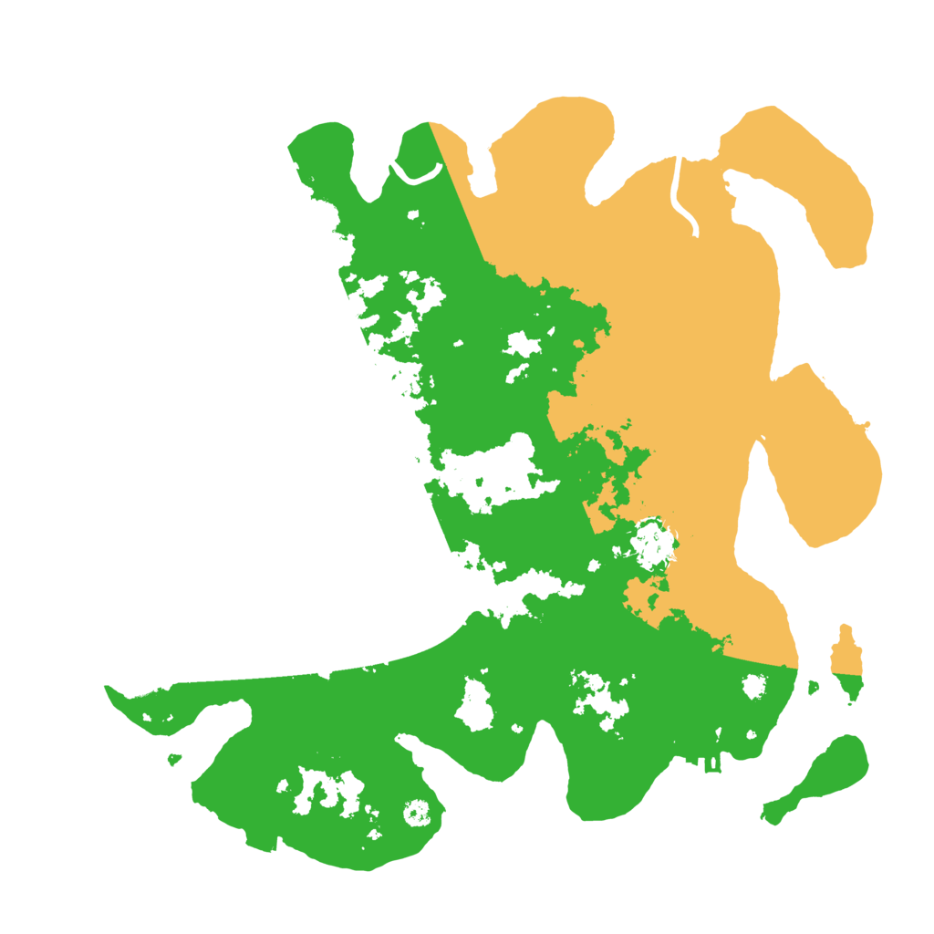 Biome Rust Map: Procedural Map, Size: 3500, Seed: 546325