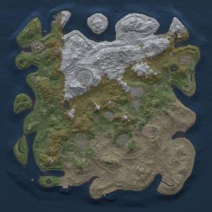 Thumbnail Rust Map: Procedural Map, Size: 4250, Seed: 706277057, 18 Monuments