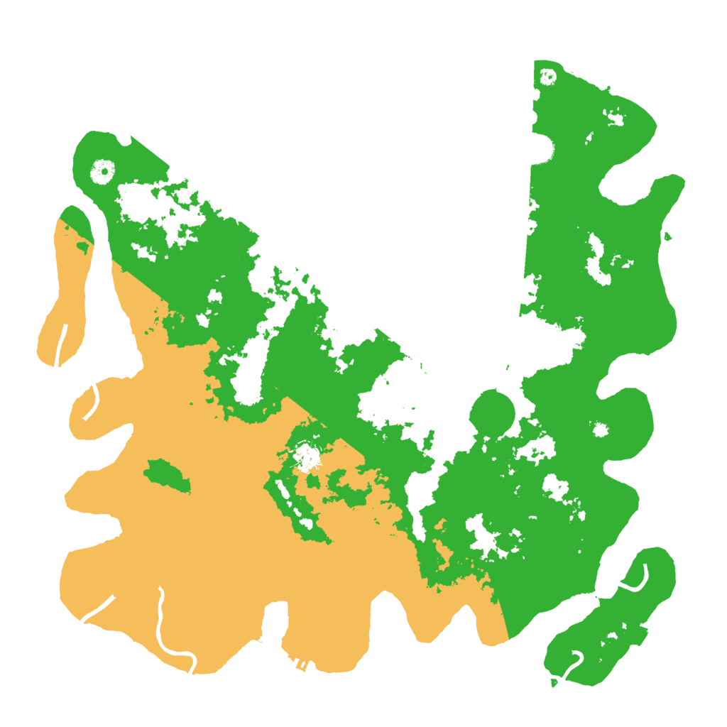 Biome Rust Map: Procedural Map, Size: 4400, Seed: 98311211