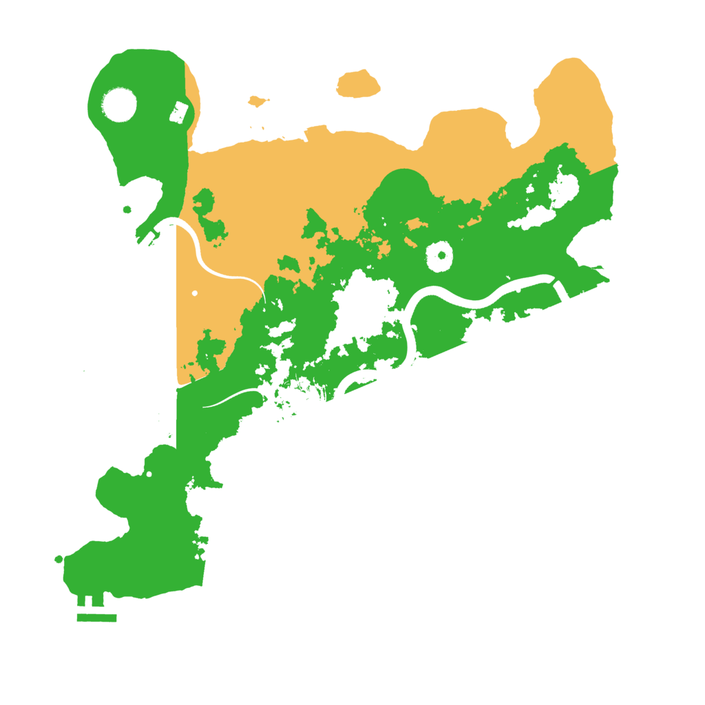 Biome Rust Map: Procedural Map, Size: 3600, Seed: 269735402