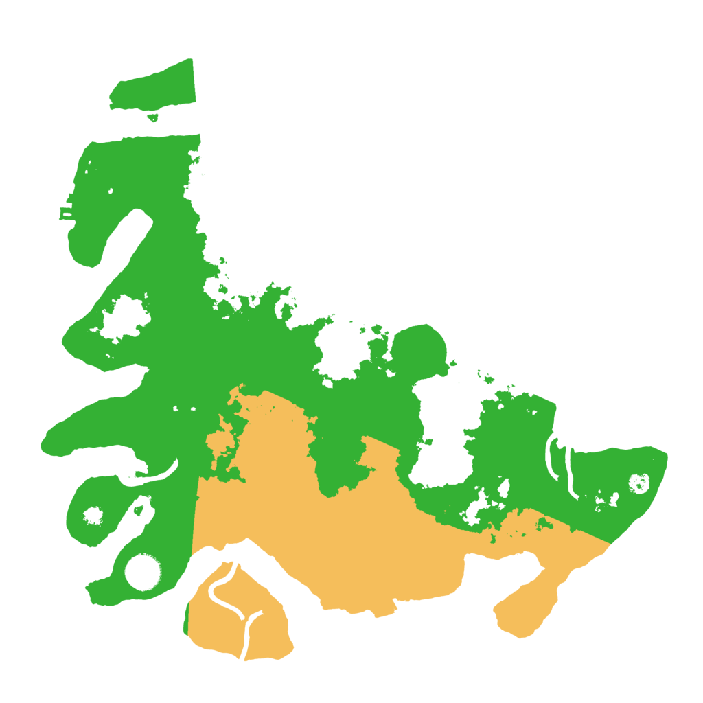 Biome Rust Map: Procedural Map, Size: 3450, Seed: 45260142