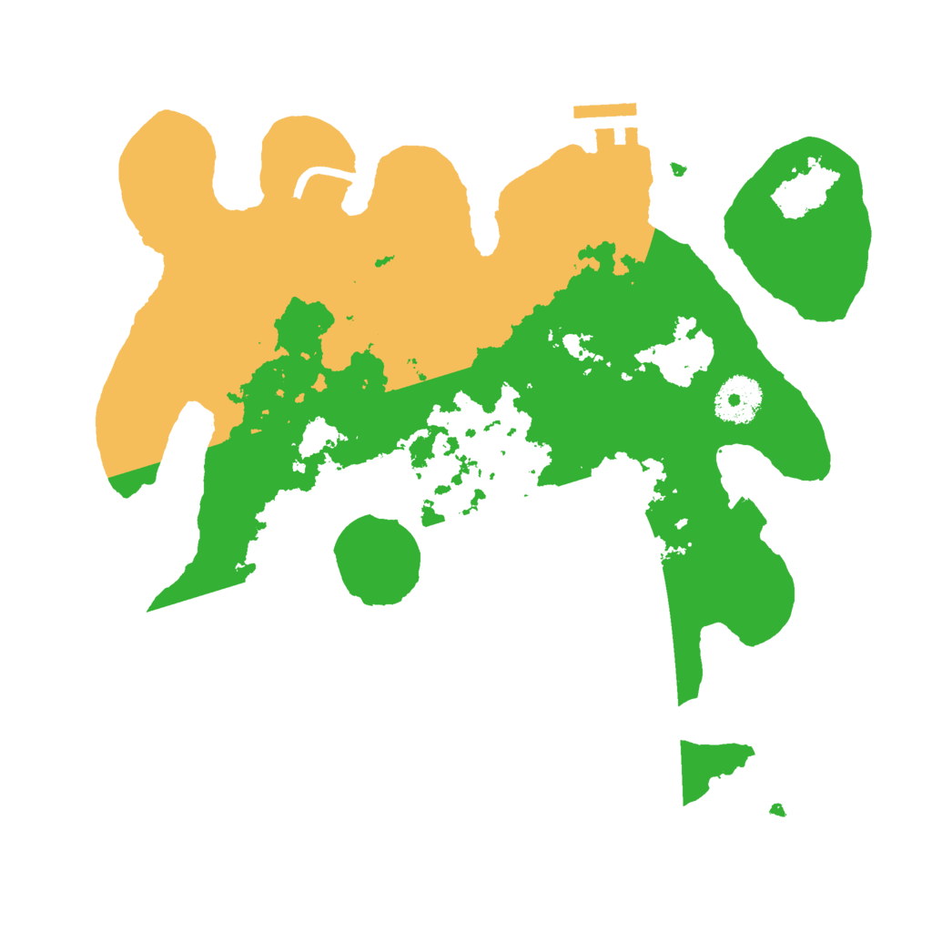 Biome Rust Map: Procedural Map, Size: 3000, Seed: 25065