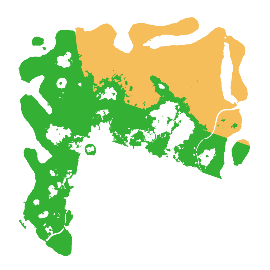 Biome Rust Map: Procedural Map, Size: 3900, Seed: 979693165