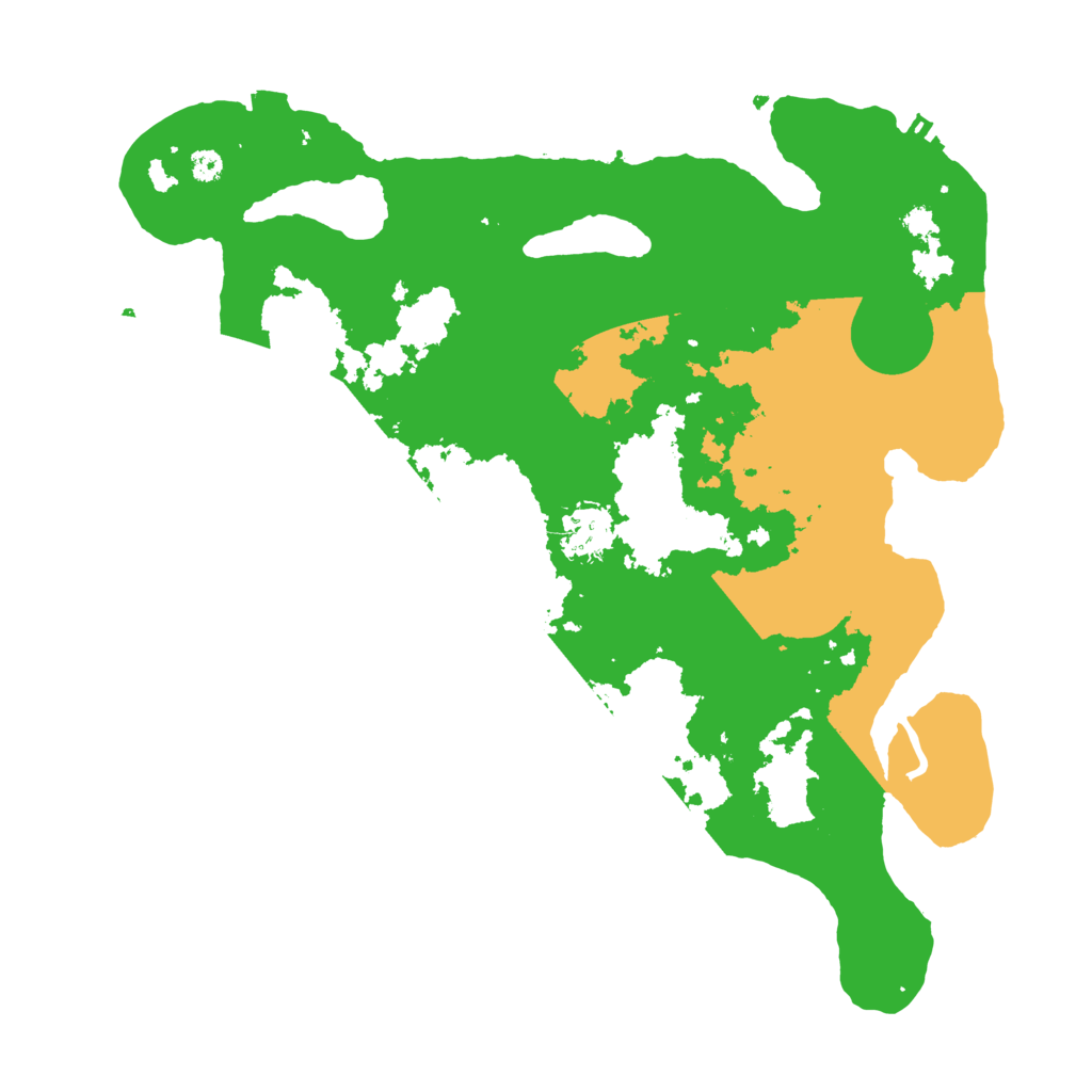 Biome Rust Map: Procedural Map, Size: 3500, Seed: 2045155371