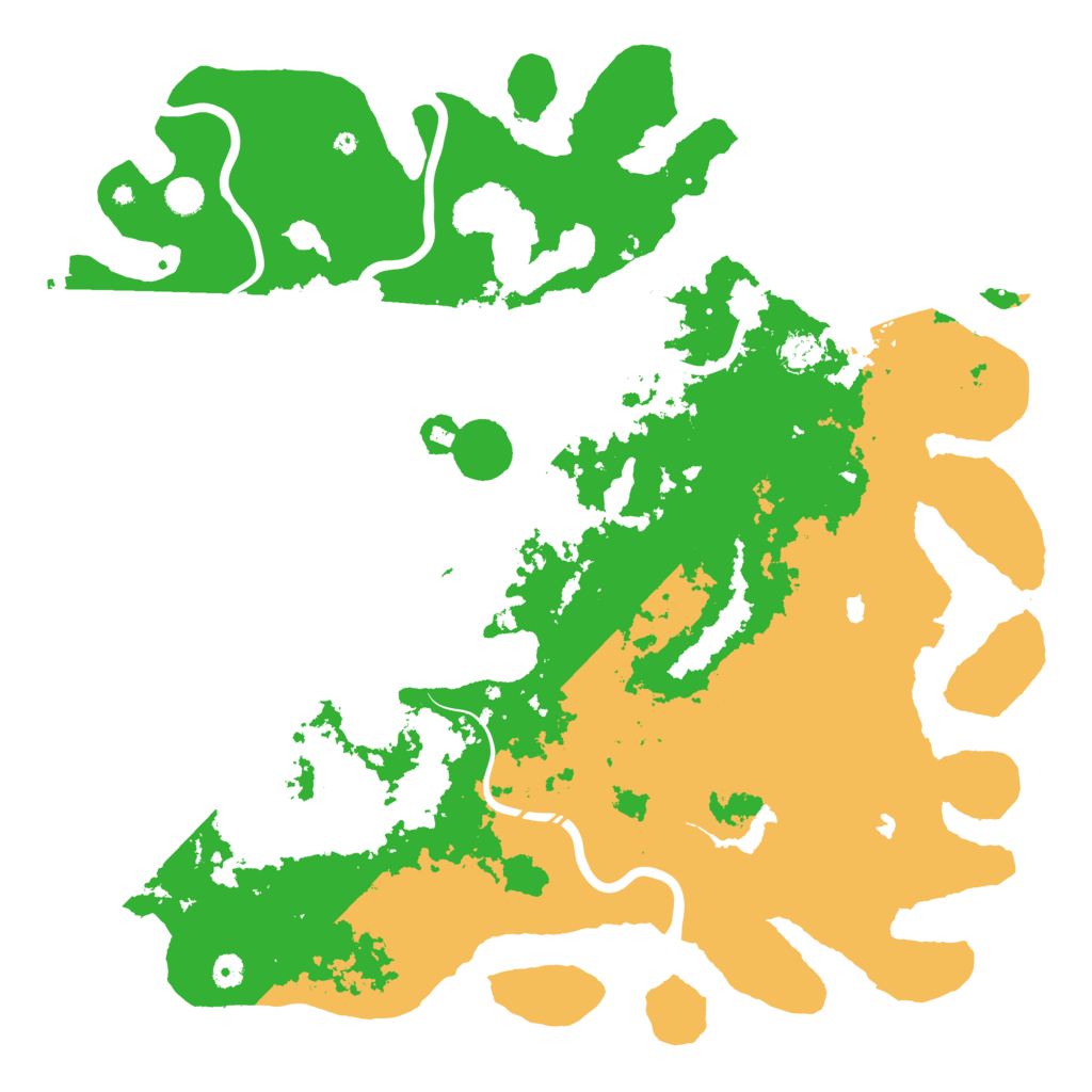 Biome Rust Map: Procedural Map, Size: 5000, Seed: 22103814
