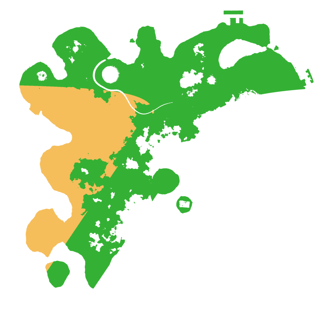 Biome Rust Map: Procedural Map, Size: 3350, Seed: 557795860
