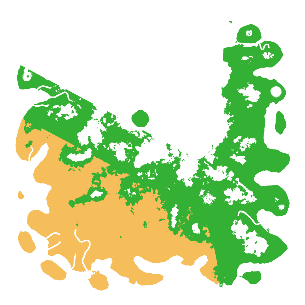 Biome Rust Map: Procedural Map, Size: 5000, Seed: 5078864