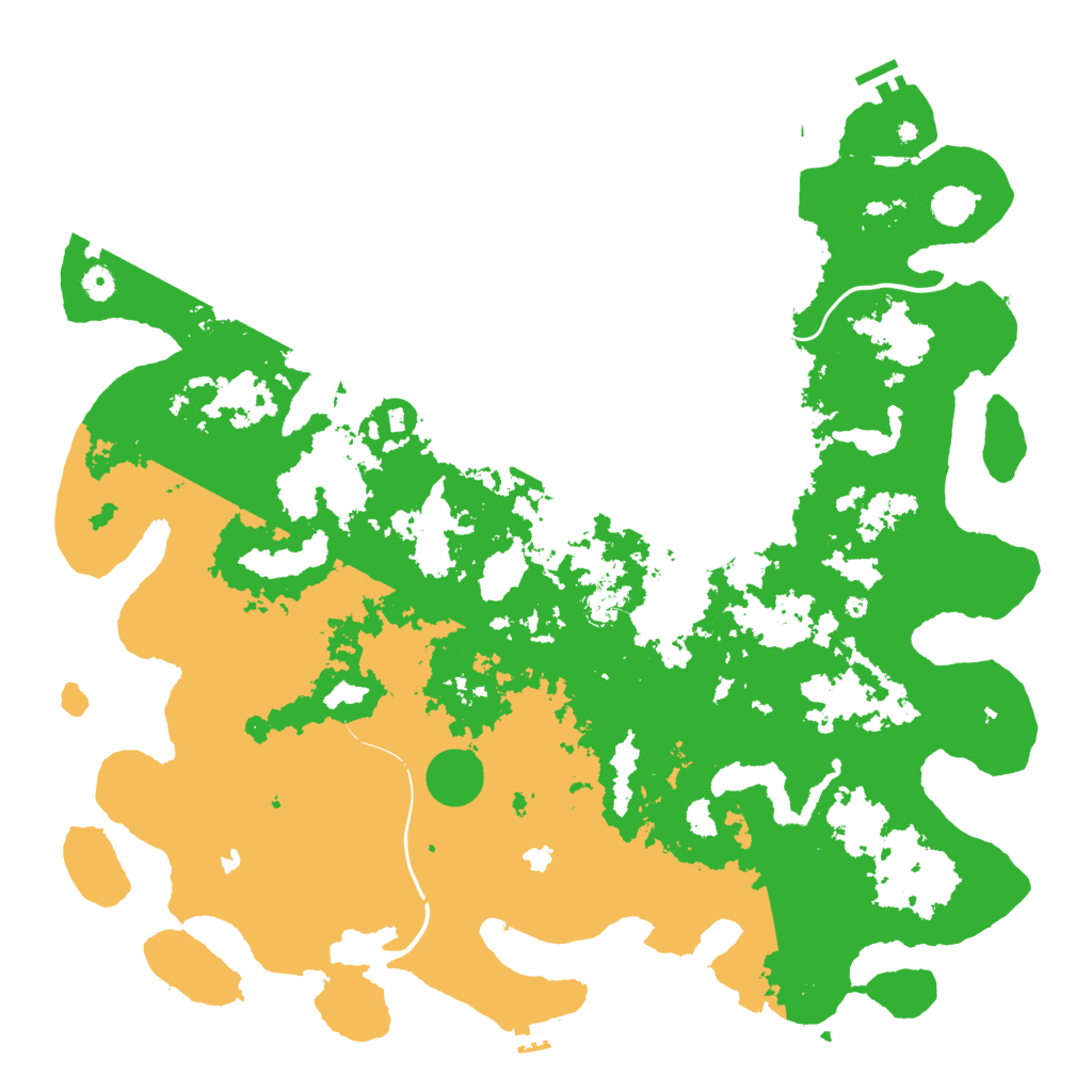 Biome Rust Map: Procedural Map, Size: 5000, Seed: 5078864