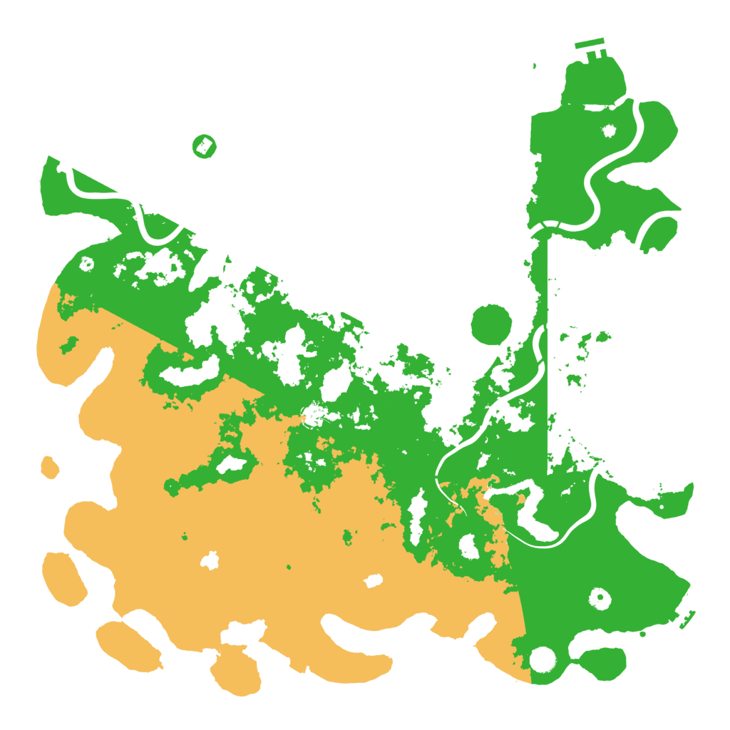 Biome Rust Map: Procedural Map, Size: 5000, Seed: 5078864