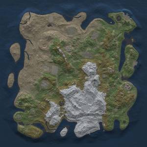 Thumbnail Rust Map: Procedural Map, Size: 4250, Seed: 1800362888, 17 Monuments