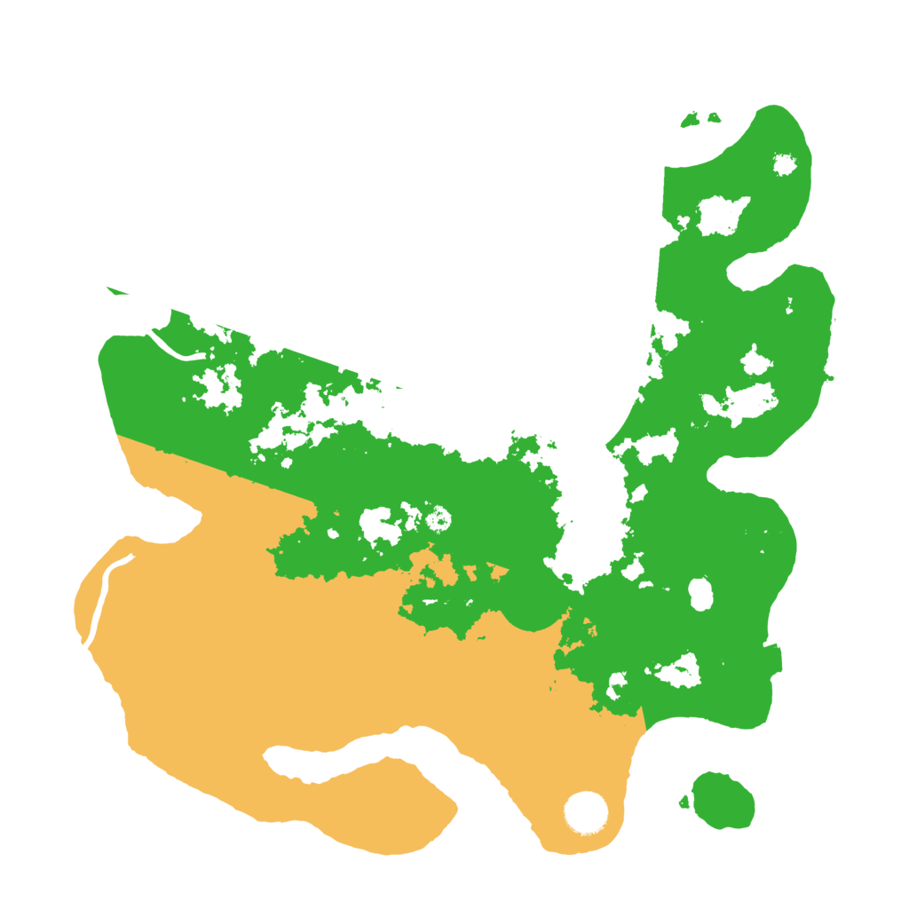 Biome Rust Map: Procedural Map, Size: 3700, Seed: 229493389