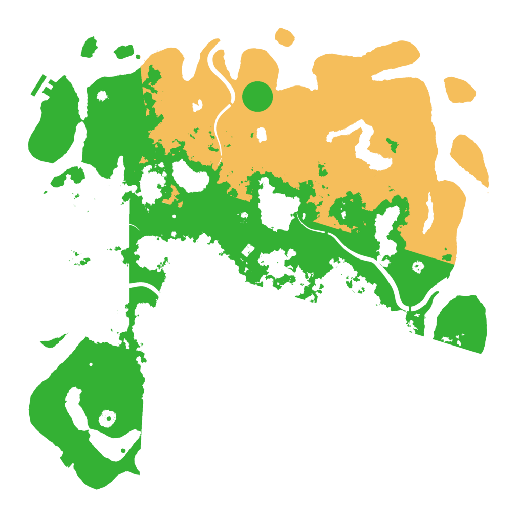 Biome Rust Map: Procedural Map, Size: 4500, Seed: 919308872