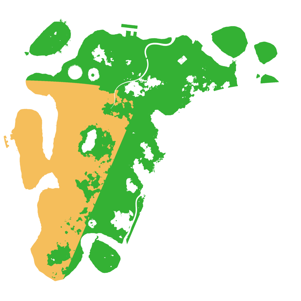 Biome Rust Map: Procedural Map, Size: 3750, Seed: 63325799