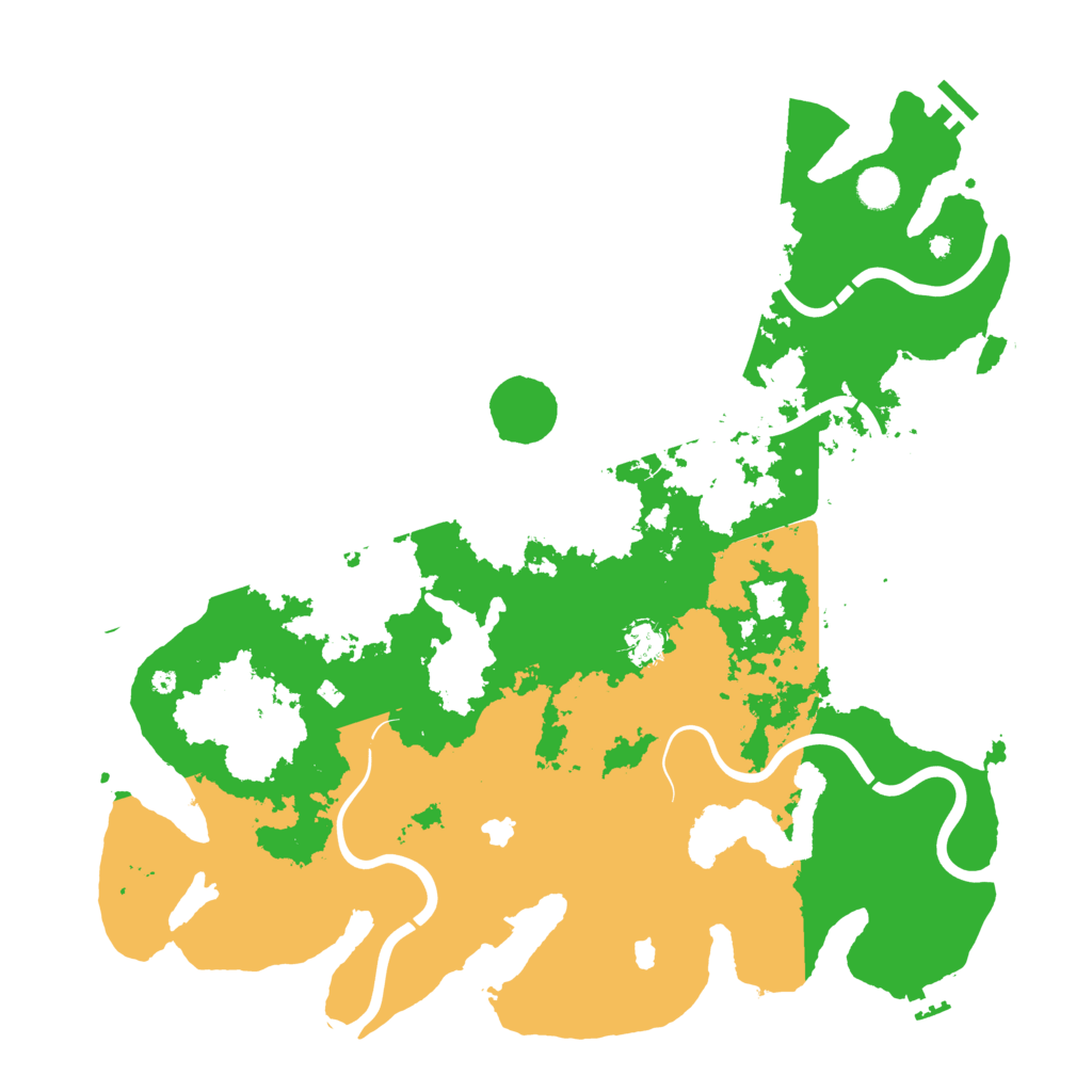 Biome Rust Map: Procedural Map, Size: 4500, Seed: 883613873