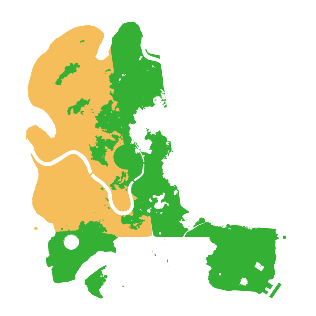 Biome Rust Map: Procedural Map, Size: 3750, Seed: 766405