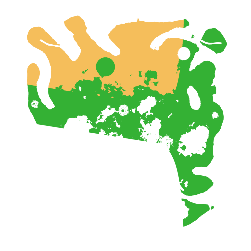 Biome Rust Map: Procedural Map, Size: 3500, Seed: 125468541