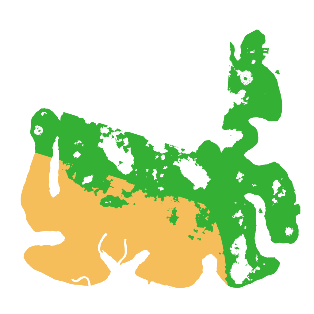Biome Rust Map: Procedural Map, Size: 3500, Seed: 563288014