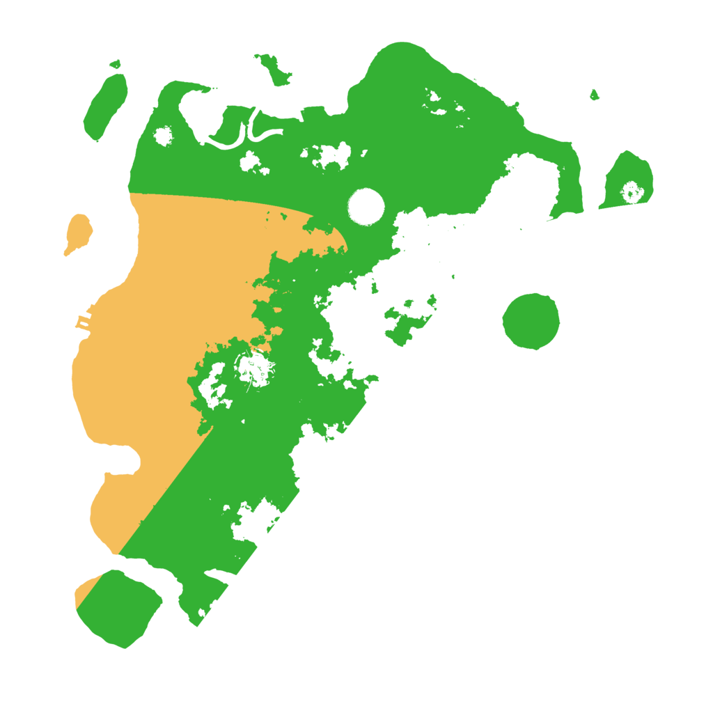 Biome Rust Map: Procedural Map, Size: 3500, Seed: 1013549241