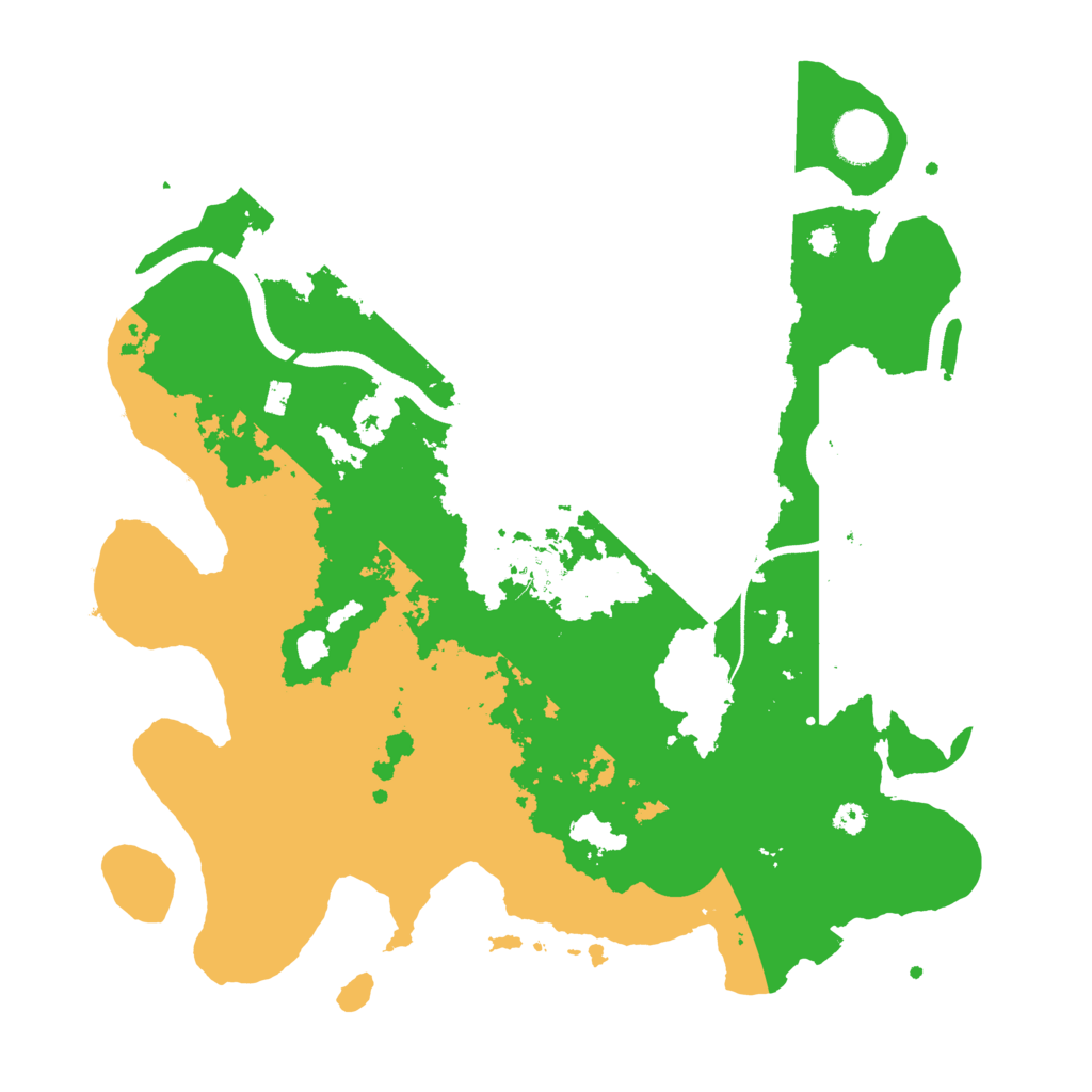 Biome Rust Map: Procedural Map, Size: 3500, Seed: 292803377