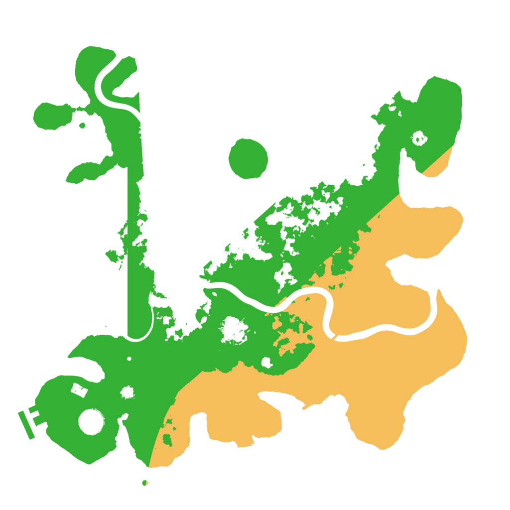 Biome Rust Map: Procedural Map, Size: 3500, Seed: 995883720