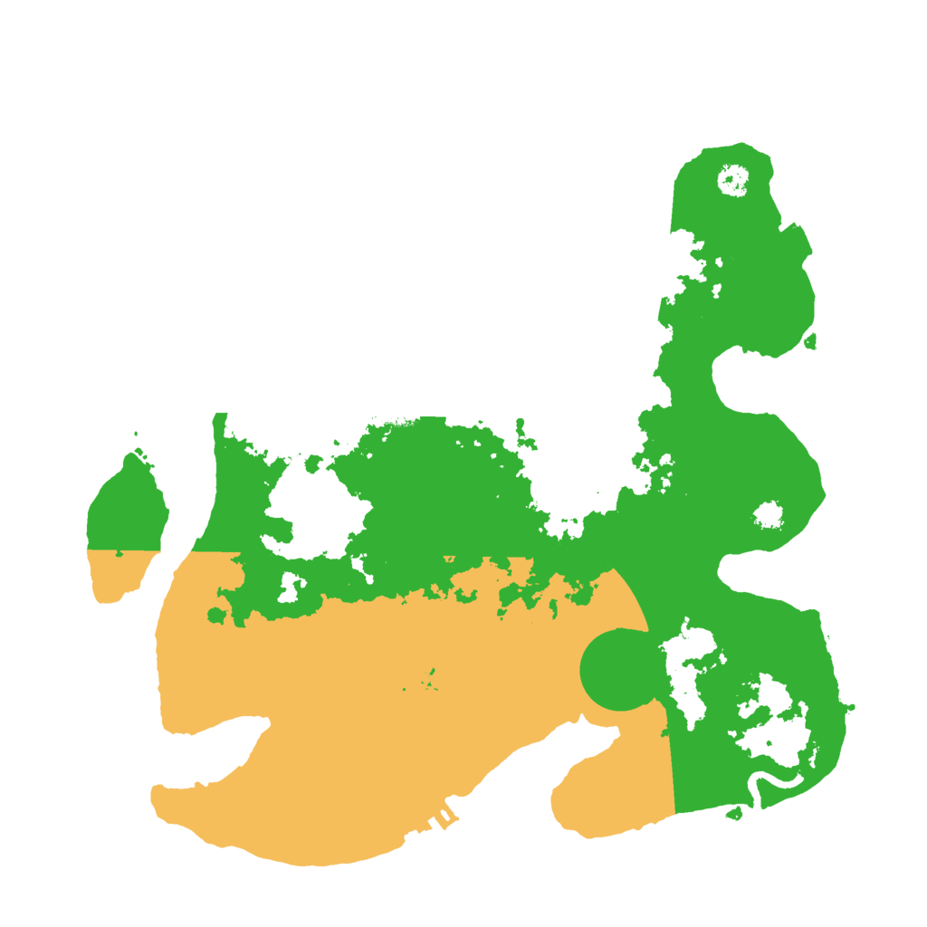 Biome Rust Map: Procedural Map, Size: 3000, Seed: 2145067133