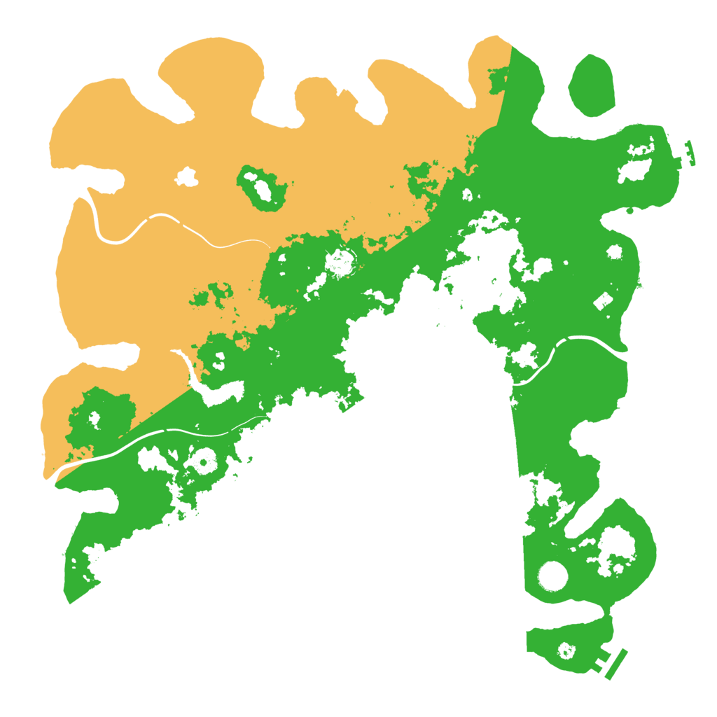Biome Rust Map: Procedural Map, Size: 4250, Seed: 2143031742