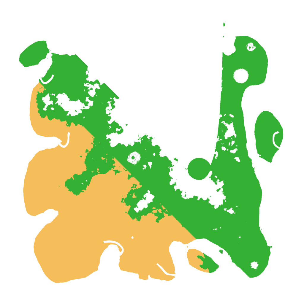 Biome Rust Map: Procedural Map, Size: 3700, Seed: 215429337