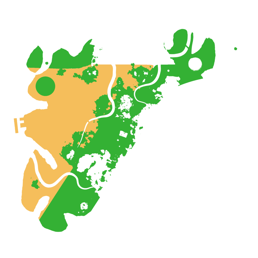 Biome Rust Map: Procedural Map, Size: 3500, Seed: 1925866127