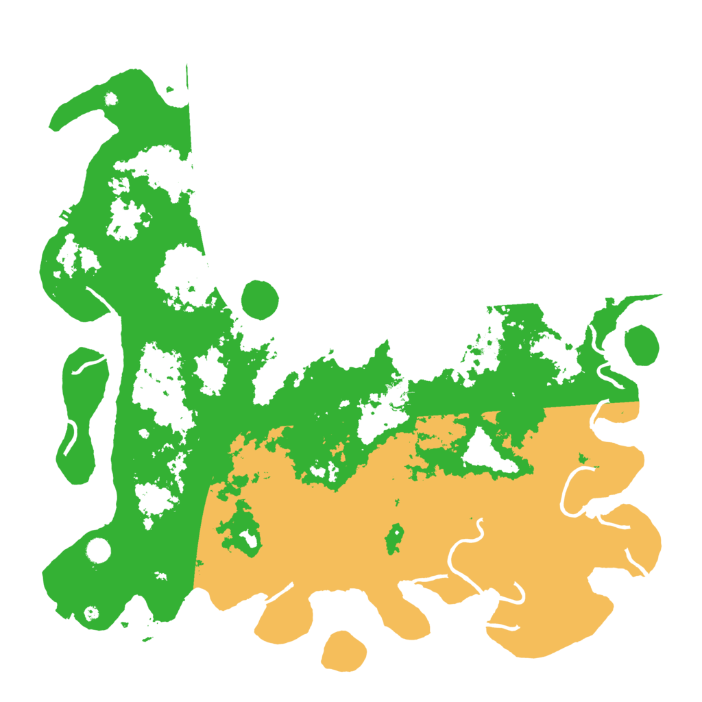 Biome Rust Map: Procedural Map, Size: 5000, Seed: 9090909