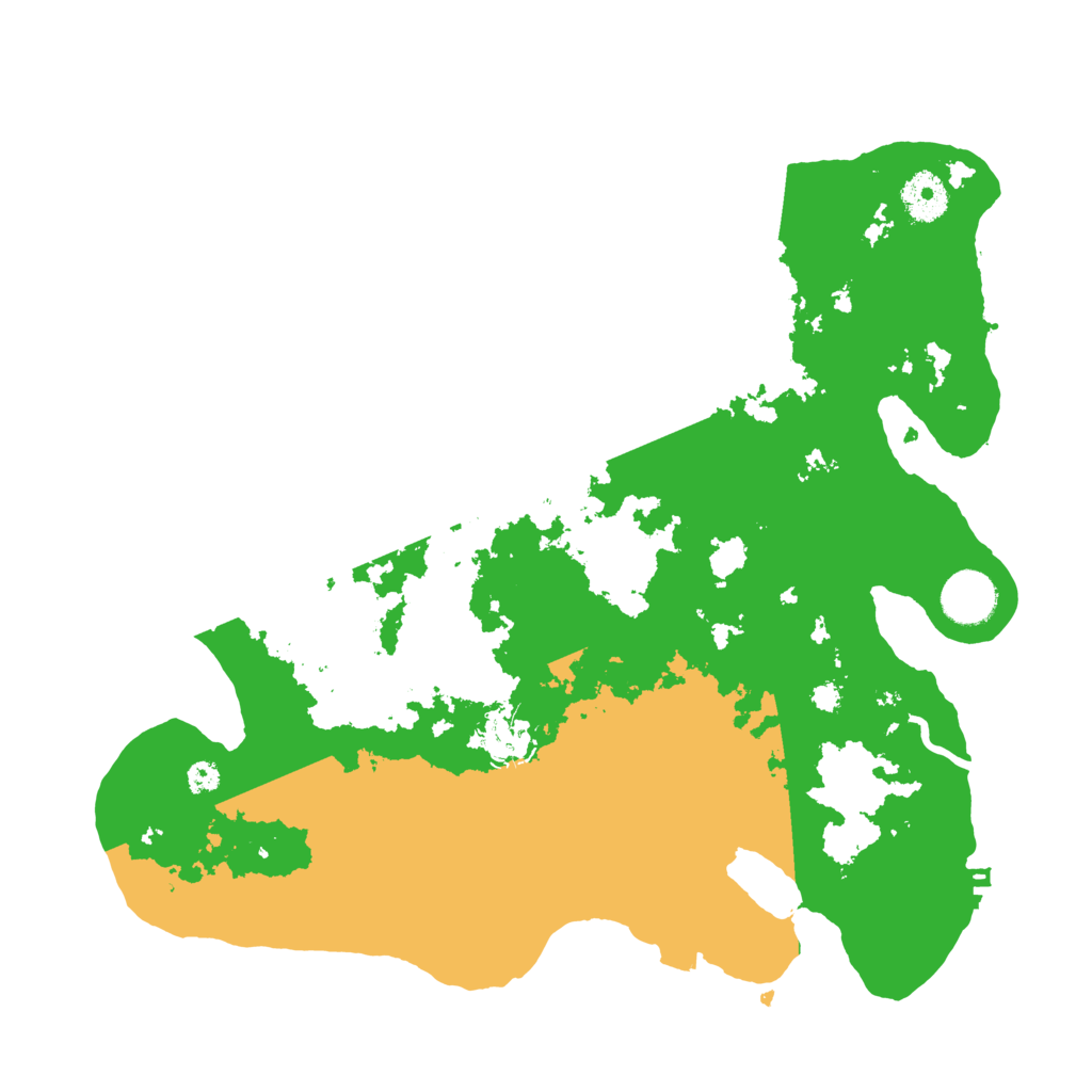 Biome Rust Map: Procedural Map, Size: 3500, Seed: 483296968