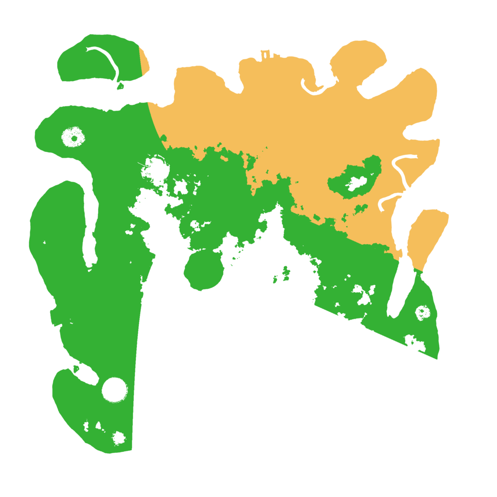Biome Rust Map: Procedural Map, Size: 3500, Seed: 280044485