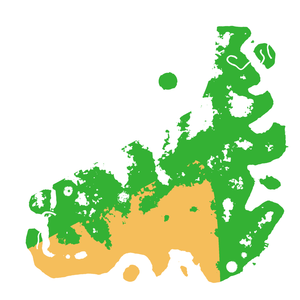 Biome Rust Map: Procedural Map, Size: 4800, Seed: 499011498
