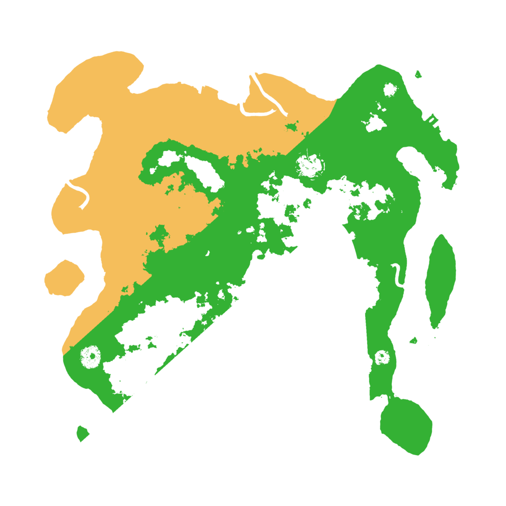 Biome Rust Map: Procedural Map, Size: 3500, Seed: 52312422