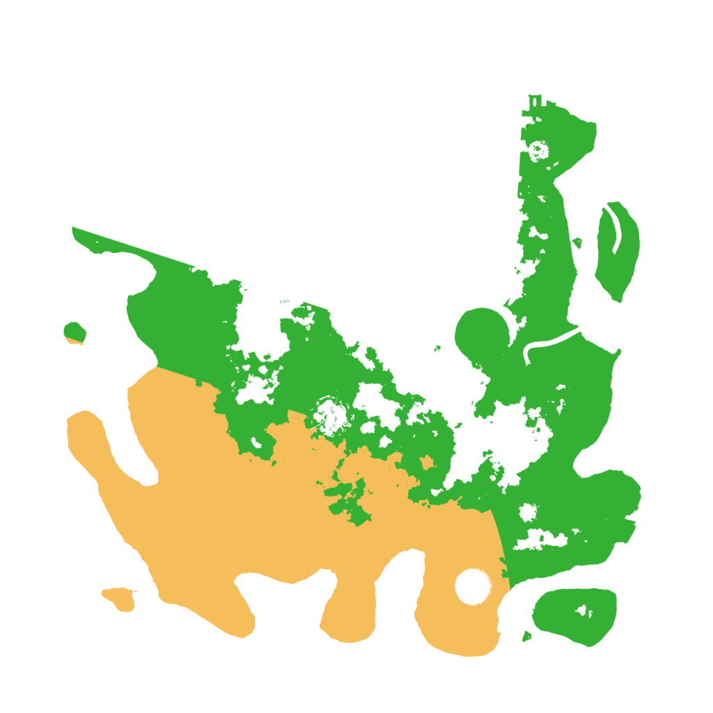 Biome Rust Map: Procedural Map, Size: 3500, Seed: 157522161