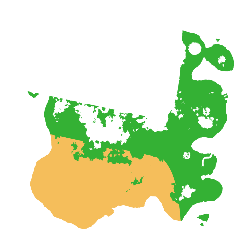 Biome Rust Map: Procedural Map, Size: 3500, Seed: 578060594