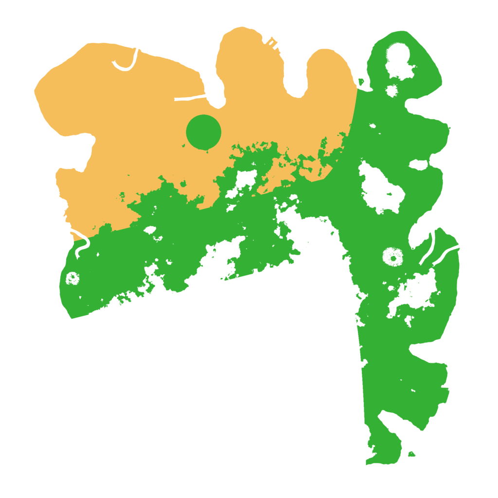 Biome Rust Map: Procedural Map, Size: 3750, Seed: 379495