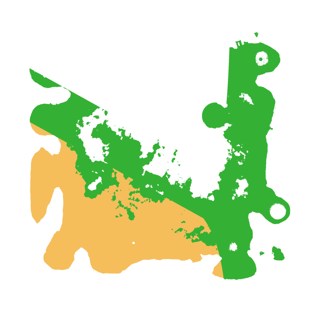 Biome Rust Map: Procedural Map, Size: 3500, Seed: 1343607493