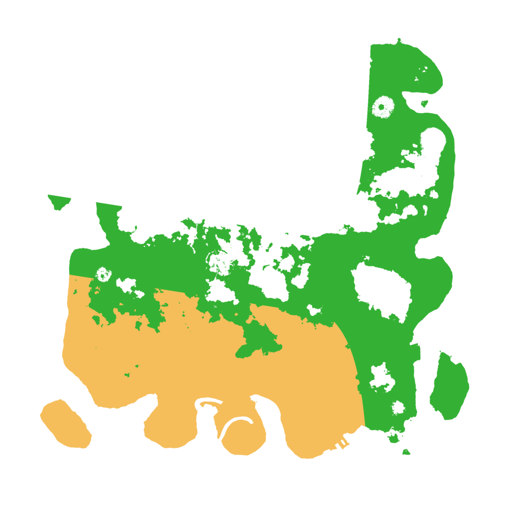 Biome Rust Map: Procedural Map, Size: 3500, Seed: 1063837063