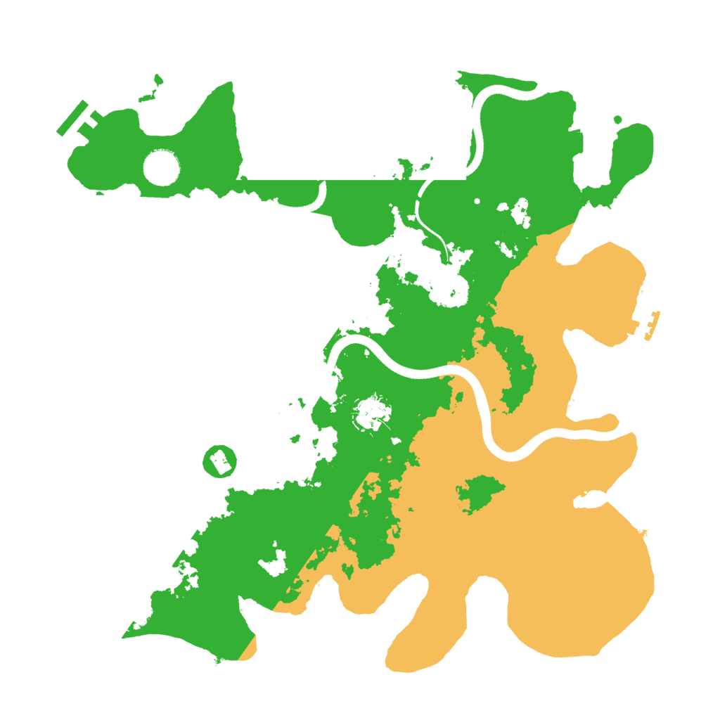 Biome Rust Map: Procedural Map, Size: 3500, Seed: 1404166022