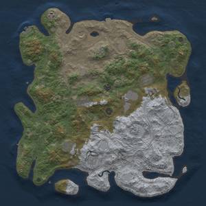 Thumbnail Rust Map: Procedural Map, Size: 4500, Seed: 369517096, 19 Monuments