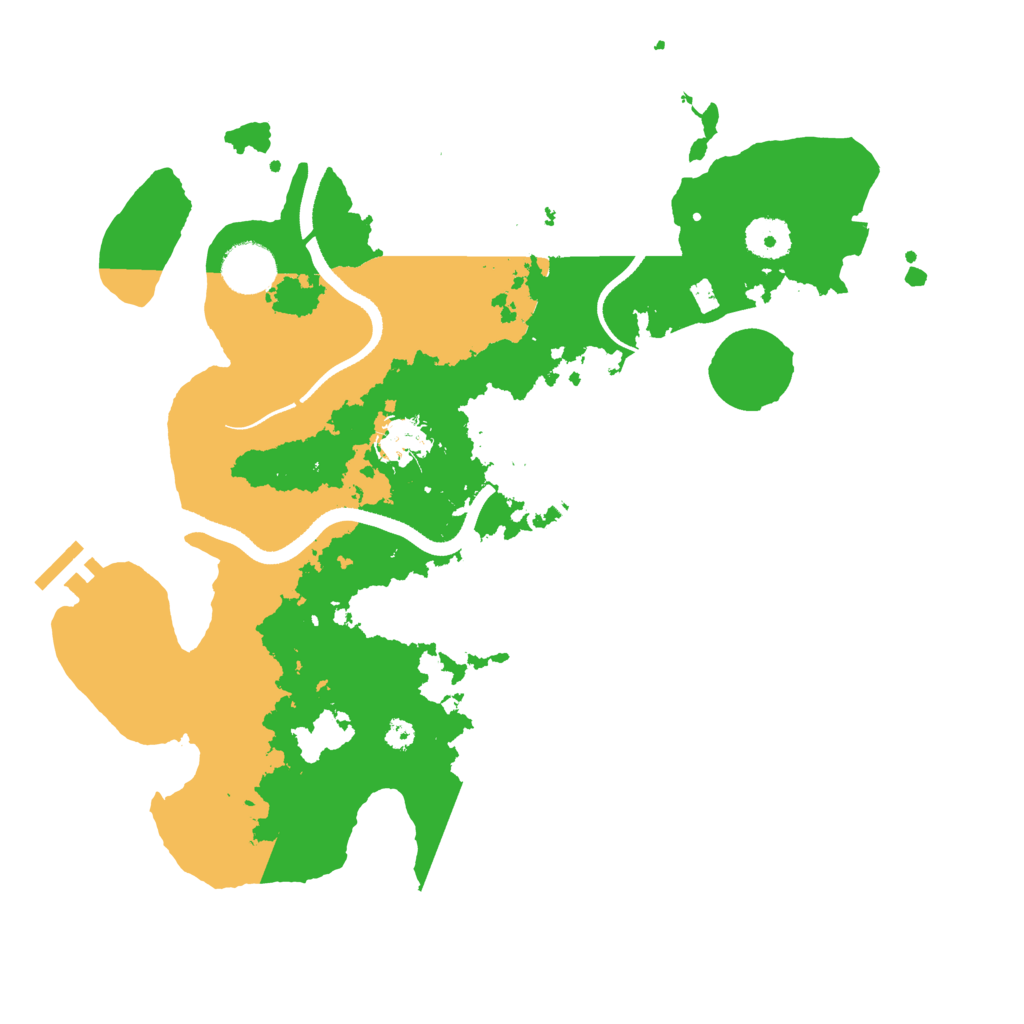 Biome Rust Map: Procedural Map, Size: 3500, Seed: 1824168131