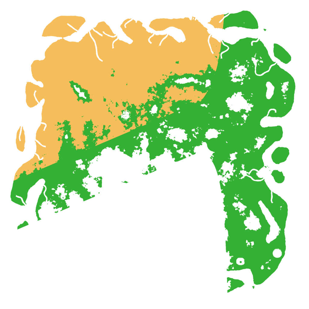 Biome Rust Map: Procedural Map, Size: 6000, Seed: 9855214