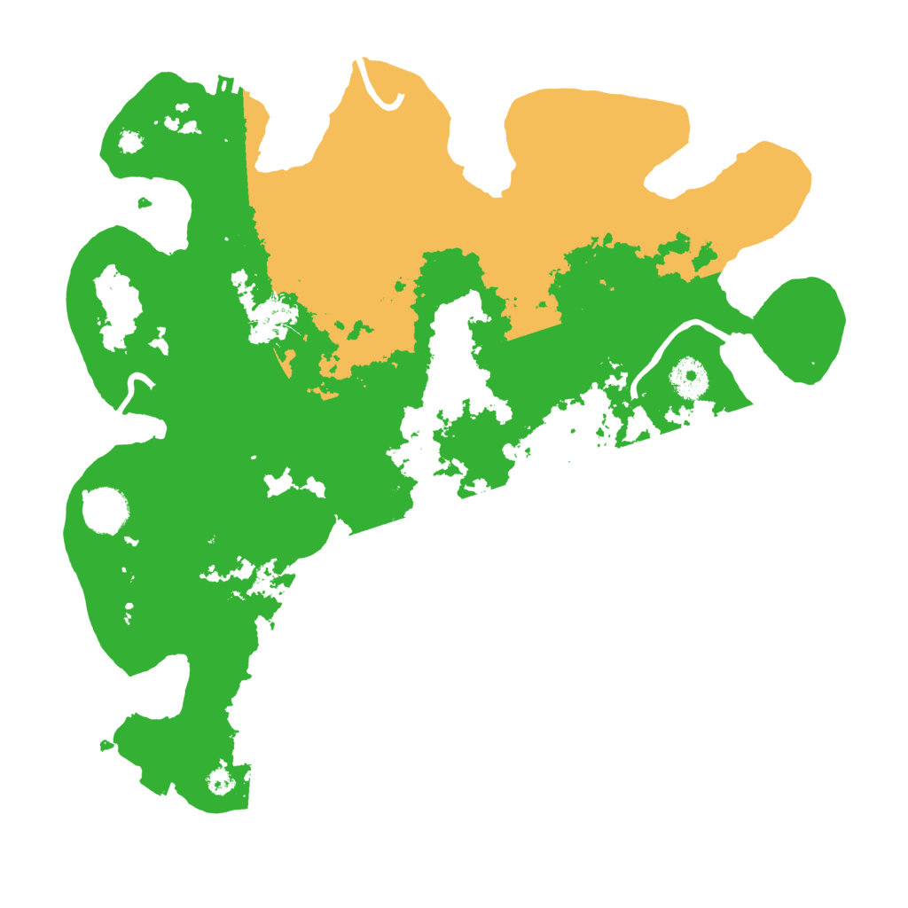 Biome Rust Map: Procedural Map, Size: 3500, Seed: 493534161